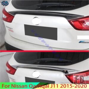 日産キャシュカイ J11 2015-2020 カーアクセサリー ABS クロームリアトランクモールドベゼルスタイリングステッカーガーニッシュ 2017 2018 2019 2016