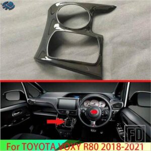 右ハンドル用 ABS クロームマットギアシフトパネルセンターコンソールカバートリムトヨタヴォクシー R80 2018-2021 カーアクセサリー 2019