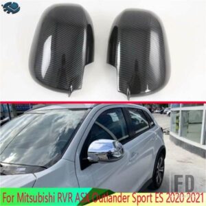 三菱 RVR ASX アウトランダースポーツ ES 2020 2021 ABS クロームドアサイドミラーカバートリムリアビューキャップオーバーレイモールドガーニッシュ