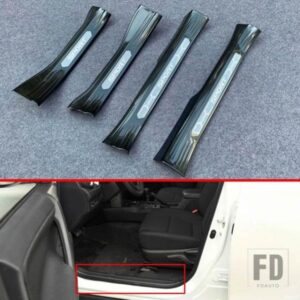 トヨタ RAV4 XA50 2019-2024 飾るアクセサリー内側内側ドアシルパネルスカッフプレートキックステップトリムカバー