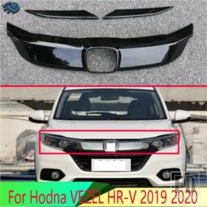ホンダ VEZEL HR-V 2019 2020 カーアクセサリーフロントフードボンネットグリルグリルバンパーリップメッシュトリムカバーモールドスタイリング