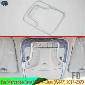 メルセデスベンツ ヴィト W447 V クラス 2017-2020 ABS クロームインテリアライト読書灯トリムカバー