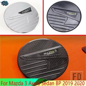 マツダ 3 アクセラセダン BP 2019 2020 カーアクセサリー燃料タンクキャップカバースタイリングトリムオイル燃料キャップ