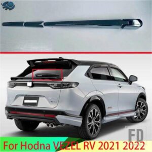 ホンダ VEZEL HR-V 2021 2022 カーアクセサリー ABS クロームリアウィンドウワイパーアームブレードカバートリムオーバーレイノズルモールドガーニッシュ