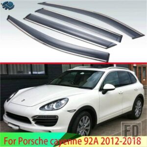 ポルシェ カイエン 92A 2012-2018 外装バイザー ベント シェード ウィンドウ サン レイン ガード ディフレクター GTS COUPE バージョンは不適
