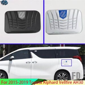 2015-2019 トヨタアルファードヴェルファイア AH30 カーアクセサリー ABS 燃料タンクキャップカバースタイリングトリムオイル燃料キャップ