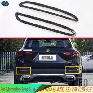 メルセデスベンツ GLA クラス H247 GLA200 220 250 2020 2021 リアリフレクターフォグライトランプカバートリムベゼルフレームスタイリングガーニッシュ