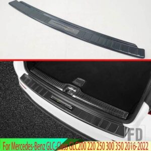 メルセデスベンツ GLC クラス GLC200 220 250 300 350 2016 リアバンパー窓枠外側トランク装飾プレートペダル