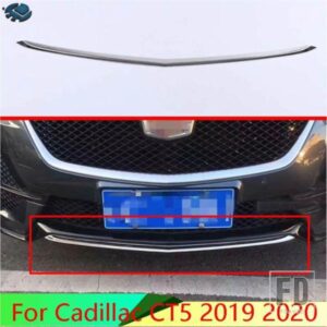 キャデラック CT5 2019 2020 カーアクセサリーステンレス ABS クロームフロントバンパースキッドプロテクターガードプレートアクセサリー