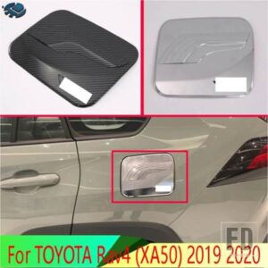 トヨタ RAV4 2019-2024 飾るアクセサリー ABS クローム燃料タンクキャップカバースタイリングトリムオイル燃料キャップ