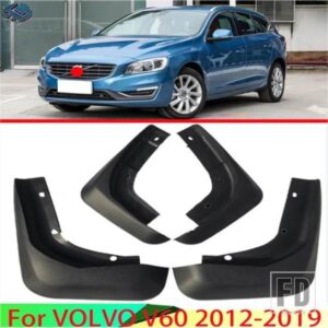 ボルボ V60 2012-2019 4 個マッドフラップスプラッシュガードフェンダーマッドガードキットマッドフラップスプラッシュガードマッドガードカースタイリング