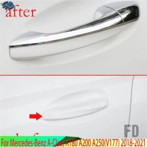 メルセデス ベンツ A クラス A180 A200 A250 V177/W177 2018-2021 カーアクセサリー ABS クロームドアハンドルカバートリム 2019 2020