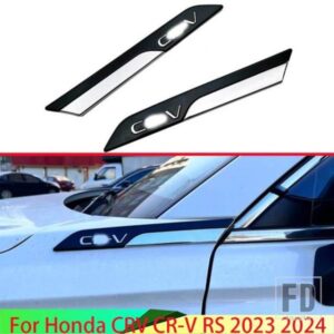 ホンダ CRV CR-V RS 2023 2024 カーアクセサリー ABS クロームリーフボード装飾サメエラ