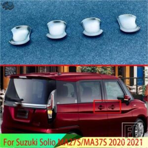 スズキソリオ MA27S/MA37S 2020 2021 飾るアクセサリー ABS クロームドアハンドルボウルカバーカップキャビティトリム