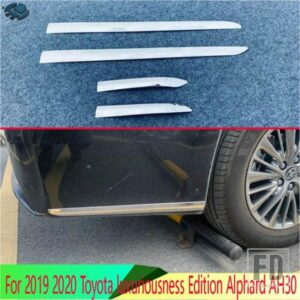 2019 2020 トヨタ版アルファード AH30 カーアクセサリーステンレスフロントとリアバンパープロテクタートリム
