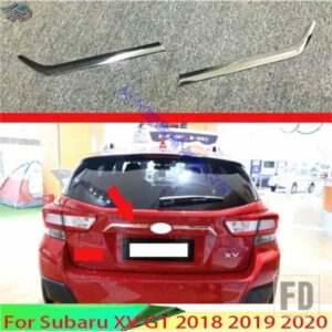 スバル XV GT 2018 2019 2020 ABS クロームテールゲートドアカバートリムリアトランクモールディングベゼルスタイリングステッカーガーニッシュ