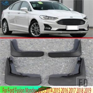 フォードフュージョンモンデオ 2013-19 セットモールドマッドフラップスプラッシュガードマッドガードフロントリアフェンダー
