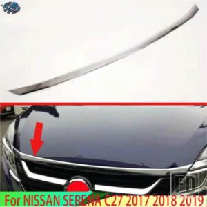 日産セレナ C27 2017 2018 2019 カーアクセサリー ABS クロームフロントフードボンネットグリルグリルバンパーリップメッシュトリムカバー