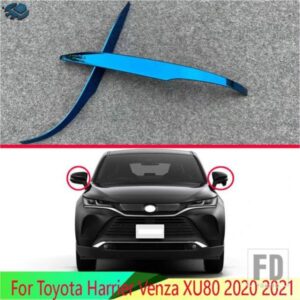 トヨタハリアーヴェンザ XU80 2020 2021 ステンレスサイドミラーリアビューウイングクロームカバートリムモールドベゼル