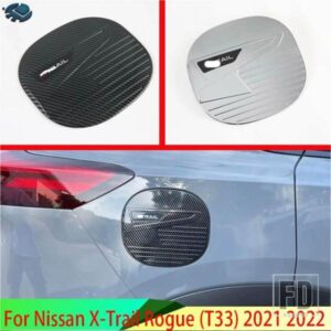 日産エクストレイルローグ T33 2021 2022 カーアクセサリー ABS クローム燃料タンクキャップカバースタイリングトリムオイル燃料キャップ