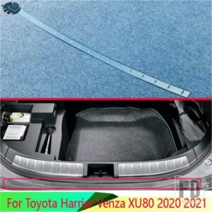 トヨタハリアーヴェンザ XU80 2020 2021 ステンレスリアバンパー窓枠外側トランクス装飾プレートペダル