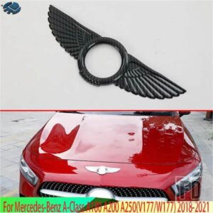 メルセデス ベンツ A クラス A180 A200 A250 V177/W177 2018-2021 カーアクセサリー ABS クローム自動車トリムマシンカバーロゴトリム