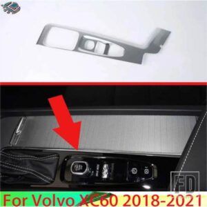 ボルボ XC60 2018-2021 カーアクセサリー ABS クロームギアシフトパネルセンターコンソールカバートリムフレームカースタイリングステッカー 2019