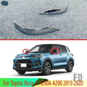 トヨタライズ Z A200A A200 2019 2020 ABS クロームサイドミラーリアビューウイングクロームカバートリムモールドベゼルスタイリング