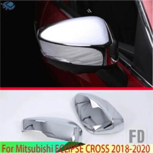 三菱エクリプスクロス 2018 2019-2024 カーアクセサリー ABS クロームドアサイドミラーカバートリムリアビューキャップオーバーレイモールド