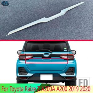 トヨタライズ Z A200A A200 2019 2020 カーアクセサリー ABS クロームリアブーツドアトランクリッドカバートリムテールゲートガーニッシュ