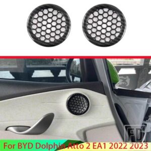 BYD イルカ ATTO 2 EA1 2022 2023 カーアクセサリーカーボンスタイルドアパネルスピーカーカバー装飾