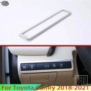 トヨタカムリ 2018-21 装飾 ABS クロームヘッドライトスイッチボタンコントロールパネルカバートリムベゼル