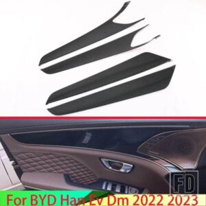 BYD ハン EV DM 2022 2023 カーアクセサリー内側ドアガーニッシュボディトリムアクセントモールドカバーベゼルスタイリングプロテクター