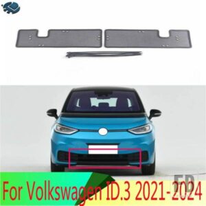 ミドルスクリーニングメッシュフロントグリルメッシュフォルクスワーゲン ID.3 2021-2024 フロントグリルネットカバーステンレスアクセサリー