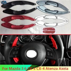 マツダ 3 6 CX-5 CX-4 アテンザアクセラ合金ステアリングホイールシフトパドルエクステンション 2 個