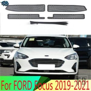 ミドルスクリーニングメッシュフロントグリルメッシュフォードフォーカス 2019-2021 フロントグリルネットカバーステンレスアクセサリー