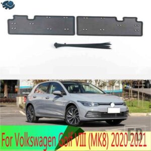 ミドルスクリーニングメッシュフロントグリルメッシュフォルクスワーゲンゴルフ VIII MK8 2020 2021 フロントグリルネットカバーステンレス