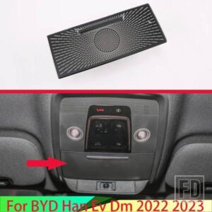 BYD ハン EV DM 2022 2023 カーアクセサリーステンレスインテリア読書灯ホーンフード装飾スパンコール