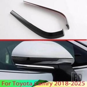 トヨタカムリ 2018-2025 カーアクセサリー ABS クロームサイドミラーリアビューウイングクロームカバートリムモールドベゼルカースタイリング