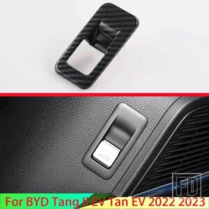 BYD 唐 II EV タン EV 2022 2023 カーボンスタイルテールドアカバースイッチボタンコントロールパネルカバートリムベゼル
