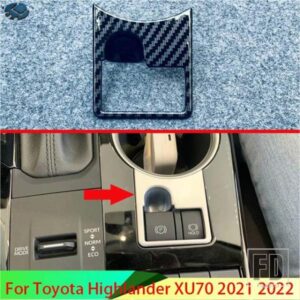 トヨタハイランダー XU70 2021 2022 ABS クローム電子ハンドブレーキフレームカバートリム