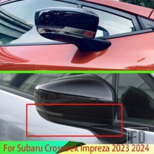 スバル CROSSTREK インプレッサ 2023 2024 ステンレスサイドミラーリアビューウイングクロームカバートリムモールドベゼル