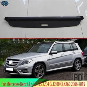 メルセデスベンツ GLK-CLASS X204 GLK300 GLK260 2008-2015 合金 用布製リアカーゴスクリーンカバー トランクアクセサリー