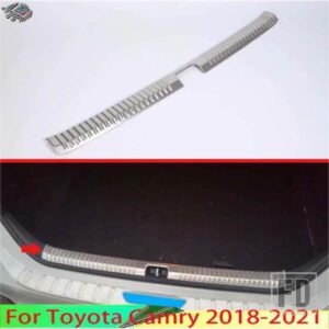 トヨタカムリ 2018-2021 2019 2020 装飾ステンレスリアトランクスカッフプレートドアドアシルカバーモールドガーニッシュ