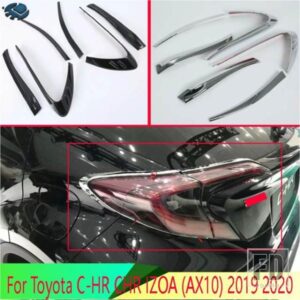 トヨタ C-HR CHR IZOA AX10 2019 2020 カーアクセサリー ABS クロームリアテールライトランプストリップカバートリム外装装飾