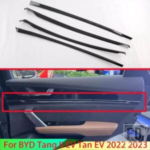 BYD 唐 II EV タン EV 2022 2023 カーボンスタイル車内ドアガーニッシュボディトリムアクセントモールドカバーベゼルスタイリング