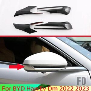 BYD ハン EV DM 2022 2023 カーアクセサリー ABS サイドミラーリアビューウイングクロームカバートリムモールドベゼル