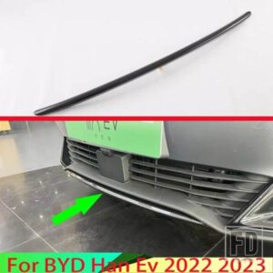 BYD ハン EV DM 2022 2023 カーアクセサリー ABS クロームメッキ前バーバンパーカバーシールドトリムモールドアンダーグリル