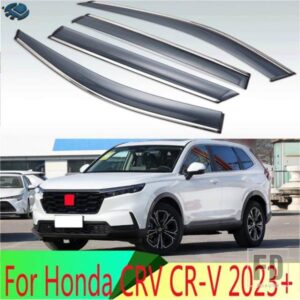 ホンダ CRV CR-V 2023+ プラスチック外装バイザーベントシェードウィンドウサンレインガードディフレクター 4 個