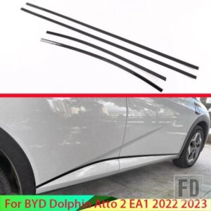 BYD イルカ ATTO 2 EA1 2022 2023 カーアクセサリーカーボンスタイルサイドドアボディモールドモールドトリム